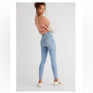 Free People // We the free raw high-rise jegging